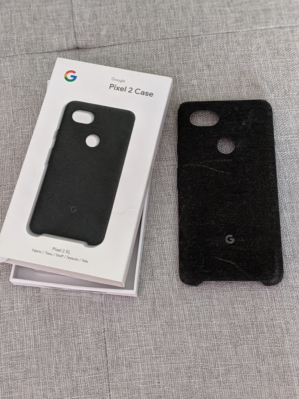 Google Pixel 2 XL Fabric Case - Black